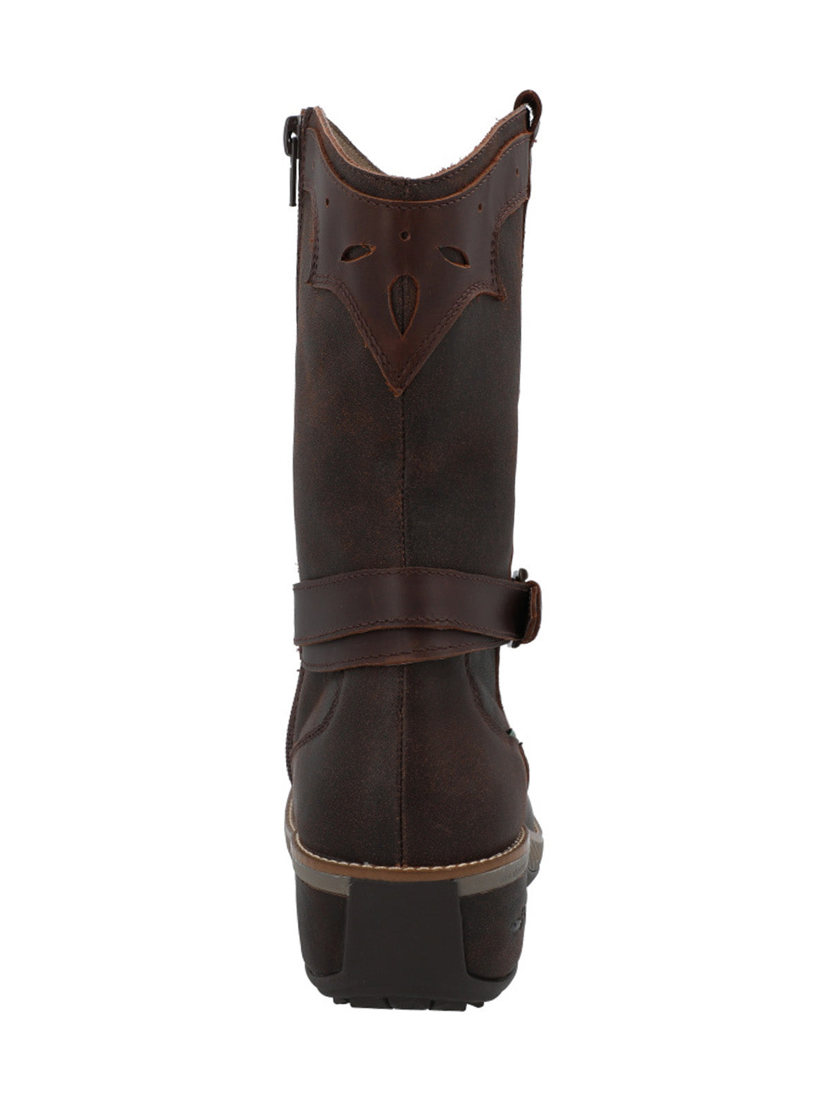 Bota Cuero Mujer Nia Café