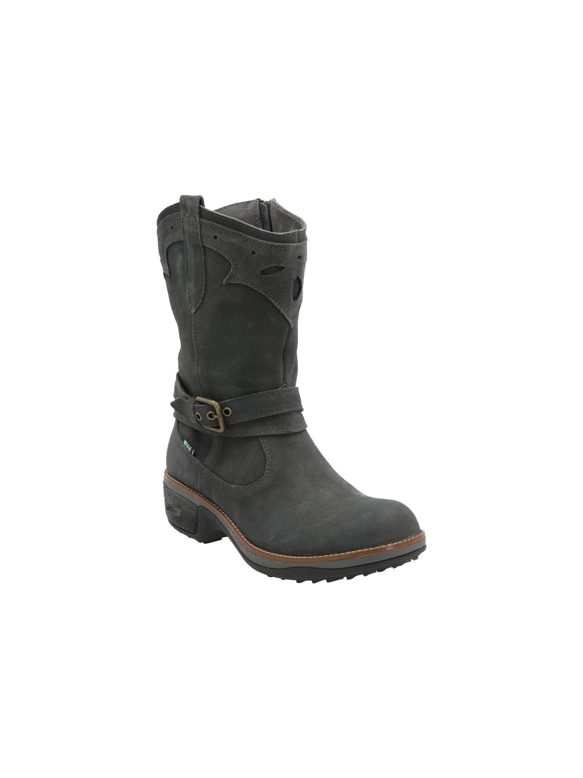 Bota Cuero Mujer Nia Gris Rockford