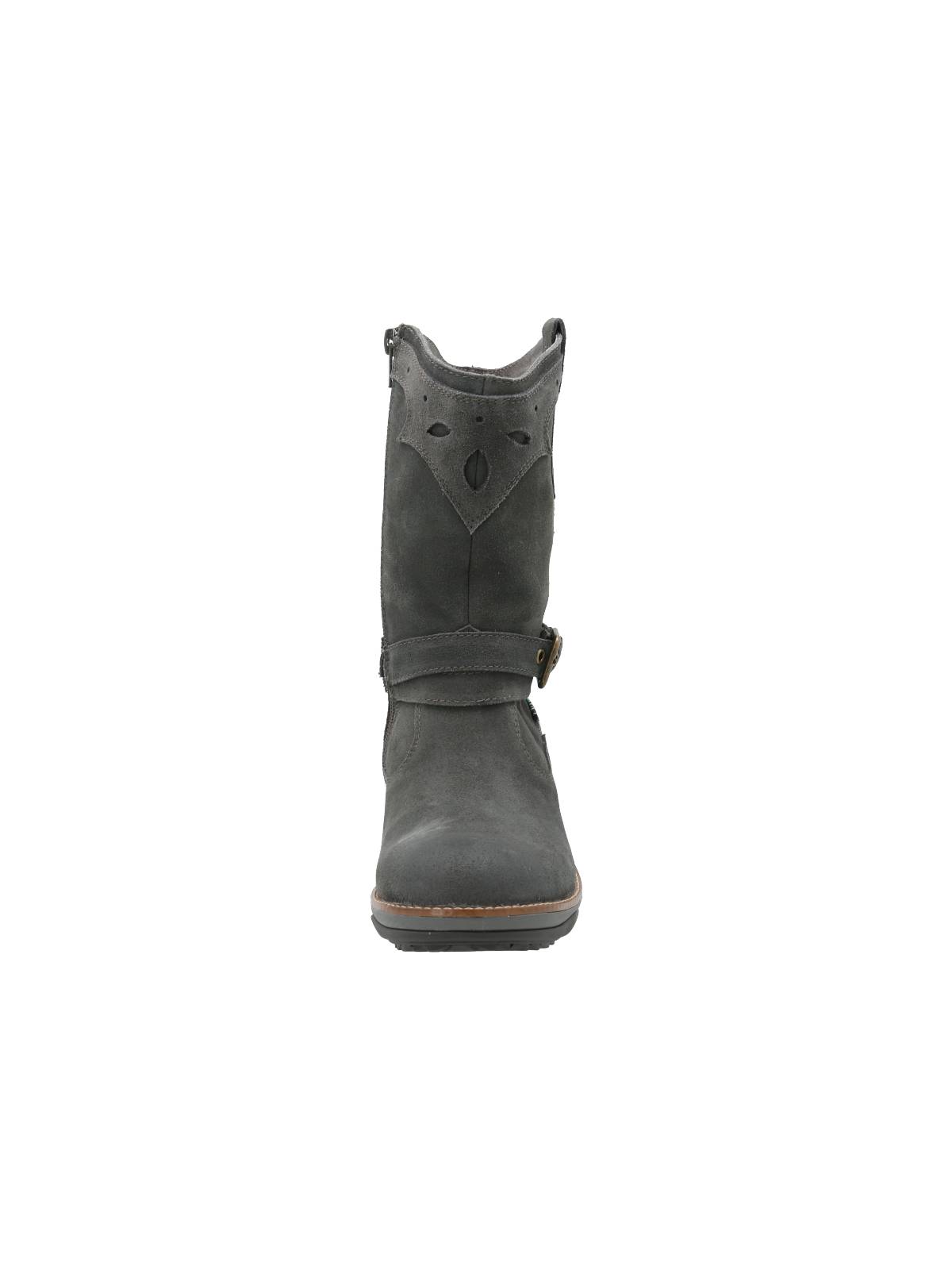 Bota Cuero Mujer Nia Gris Rockford