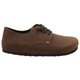 Zapato Cuero Mujer Gennova Café Rockford