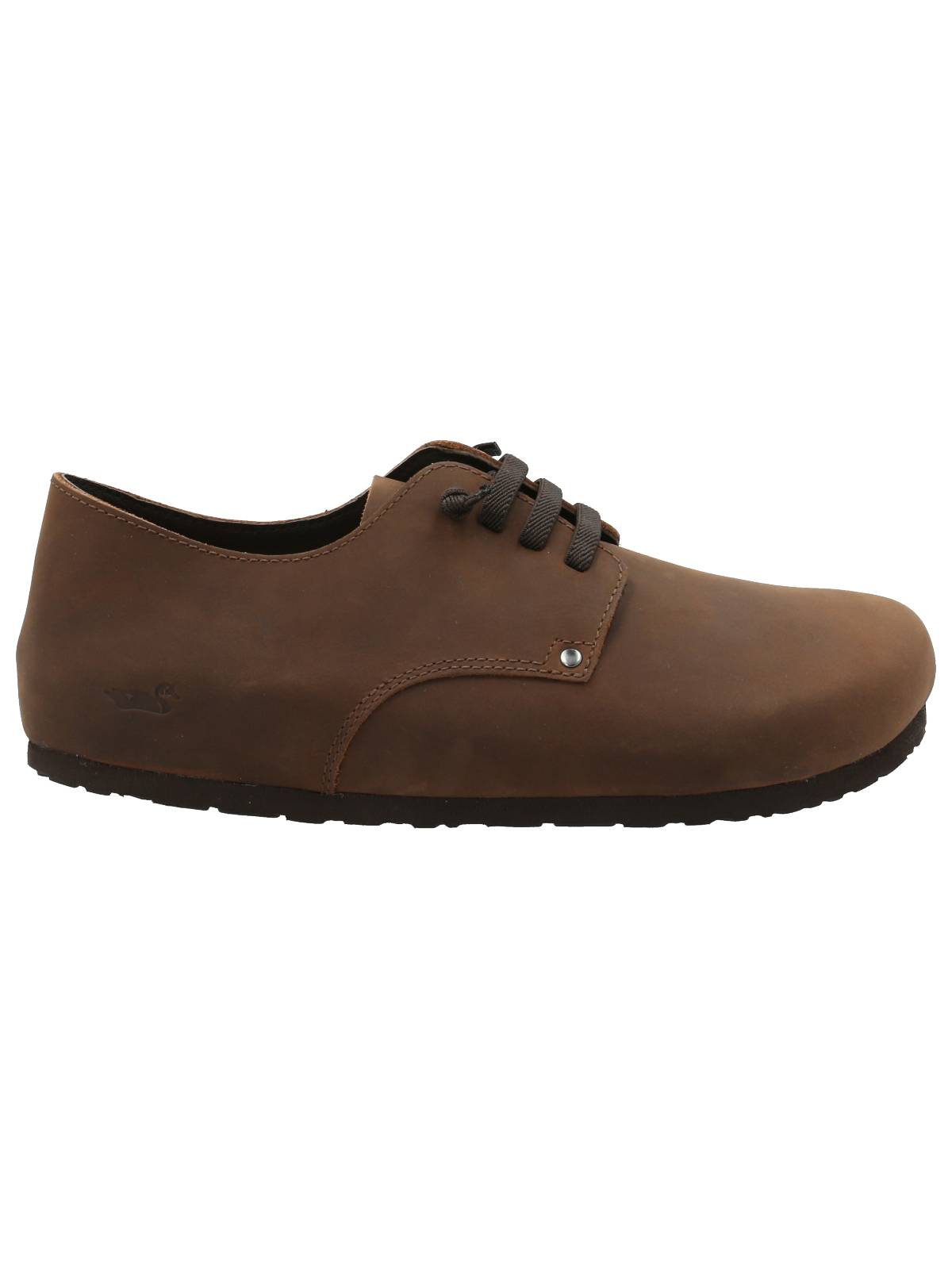 Zapato Cuero Mujer Gennova Café Rockford