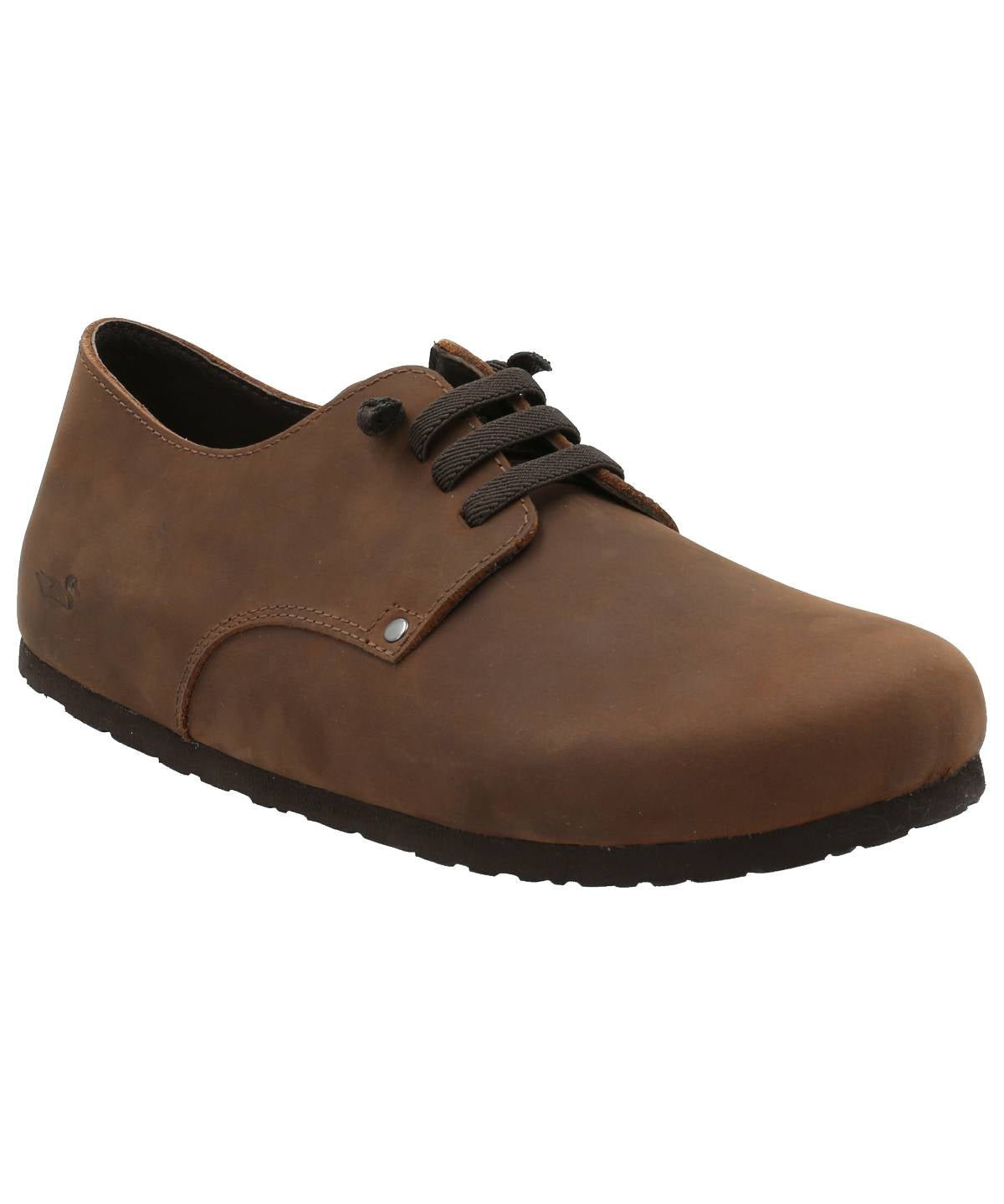 Zapato Cuero Mujer Gennova Café Rockford