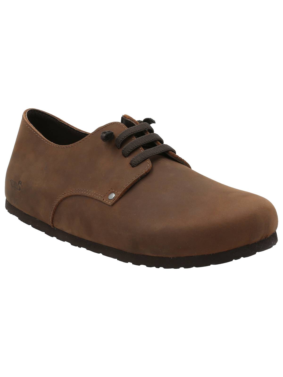 Zapato Cuero Mujer Gennova Café Rockford