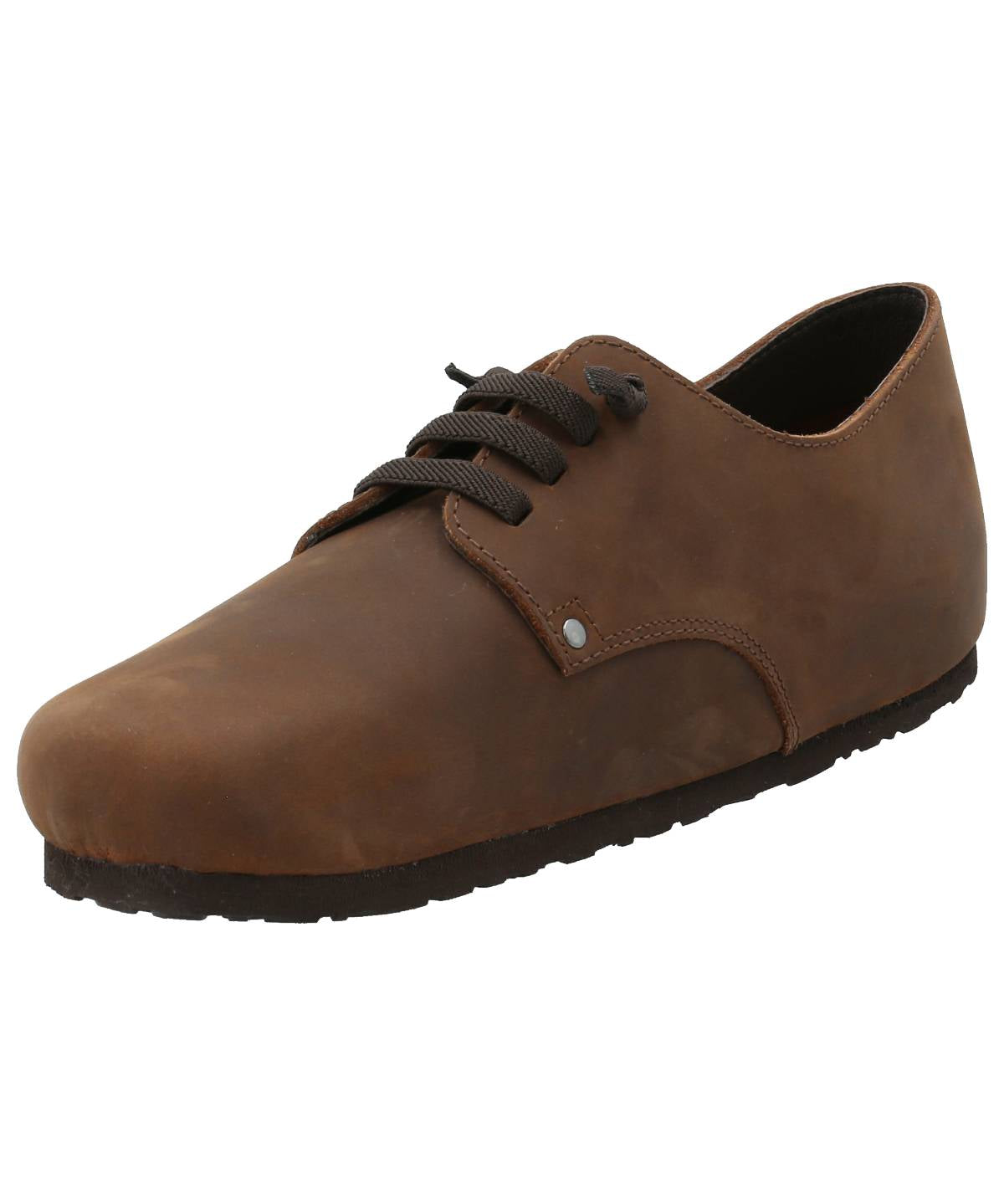 Zapato Cuero Mujer Gennova Café Rockford