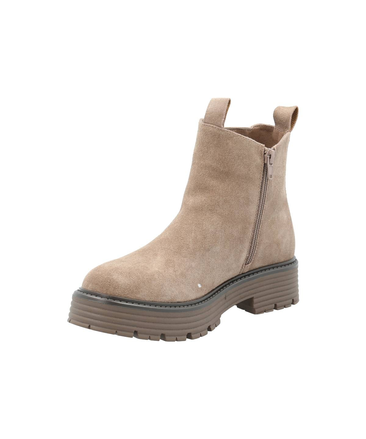 Botín Cuero Mujer Trida Beige Rockford