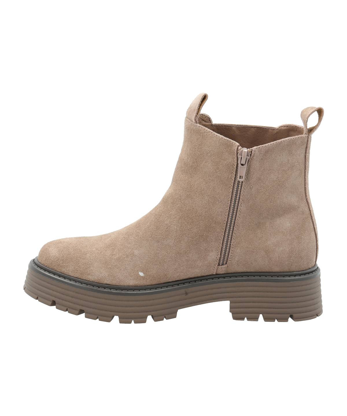 Botín Cuero Mujer Trida Beige Rockford