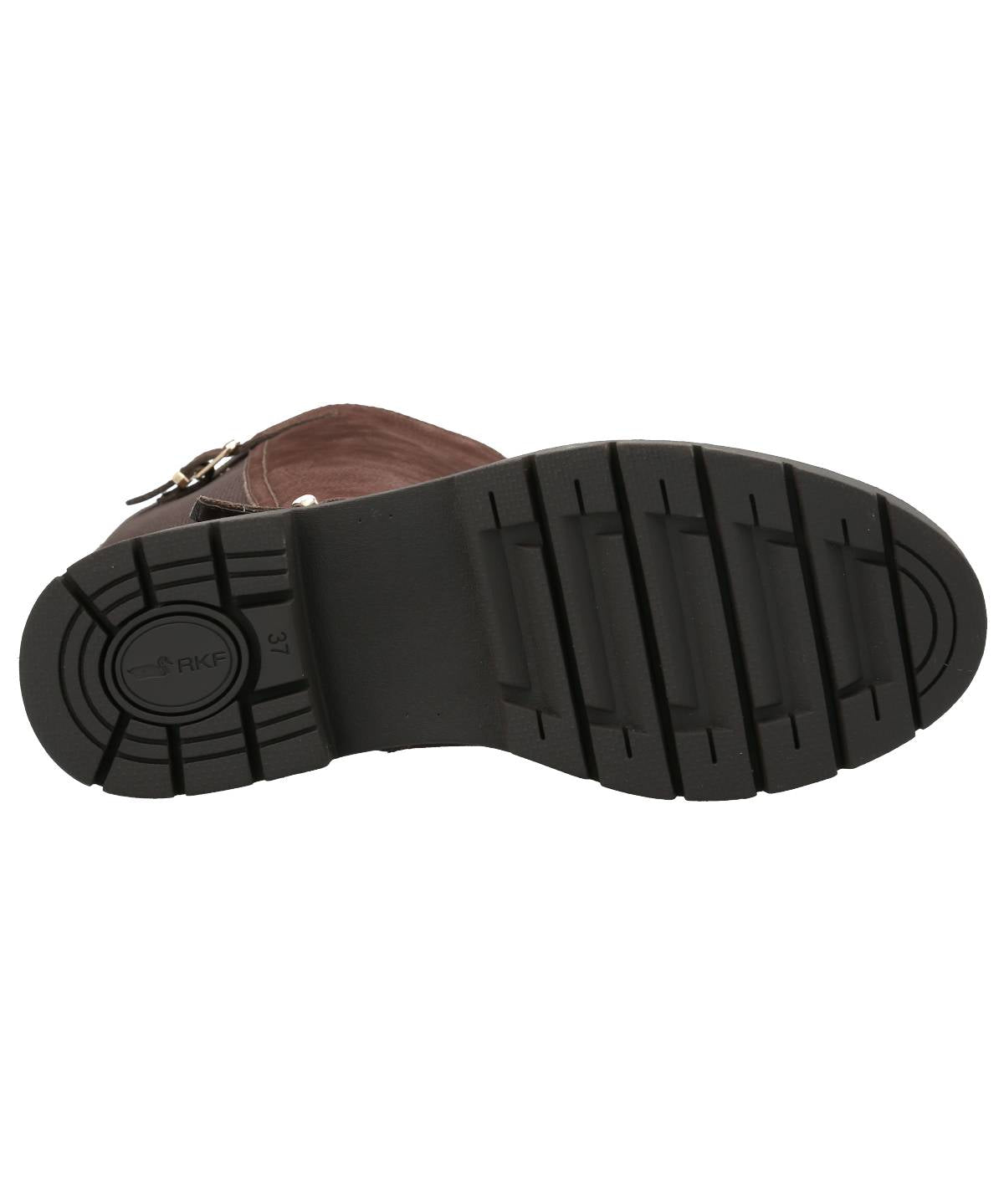 Bota Cuero Mujer Landd Chocolate Rockford