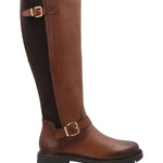 Bota Cuero Mujer Landd Café Rockford