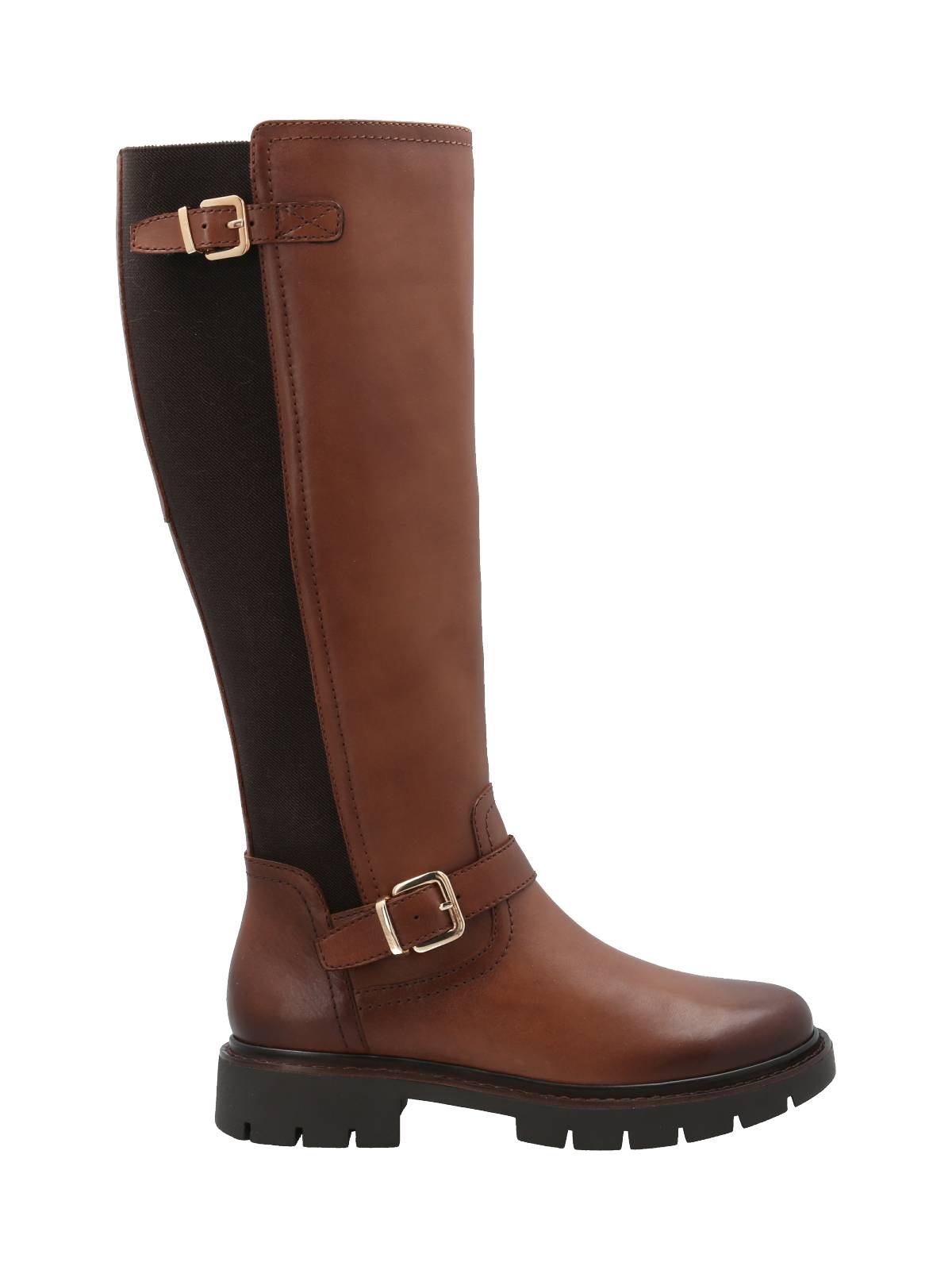 Bota Cuero Mujer Landd Café Rockford