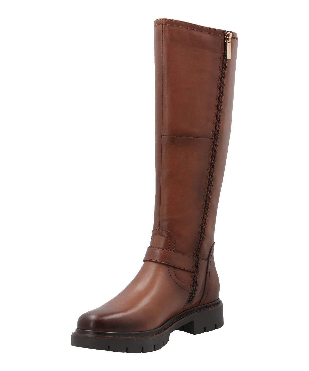 Bota Cuero Mujer Landd Café Rockford