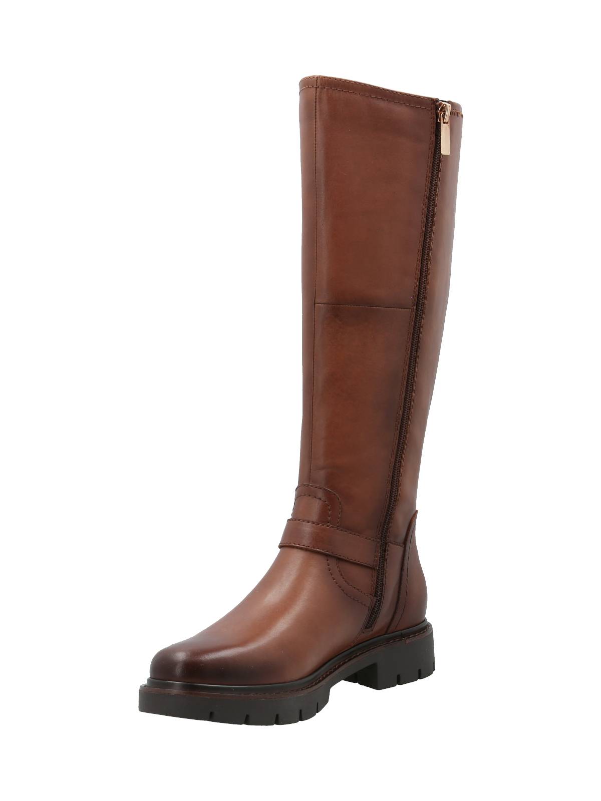 Bota Cuero Mujer Landd Café Rockford