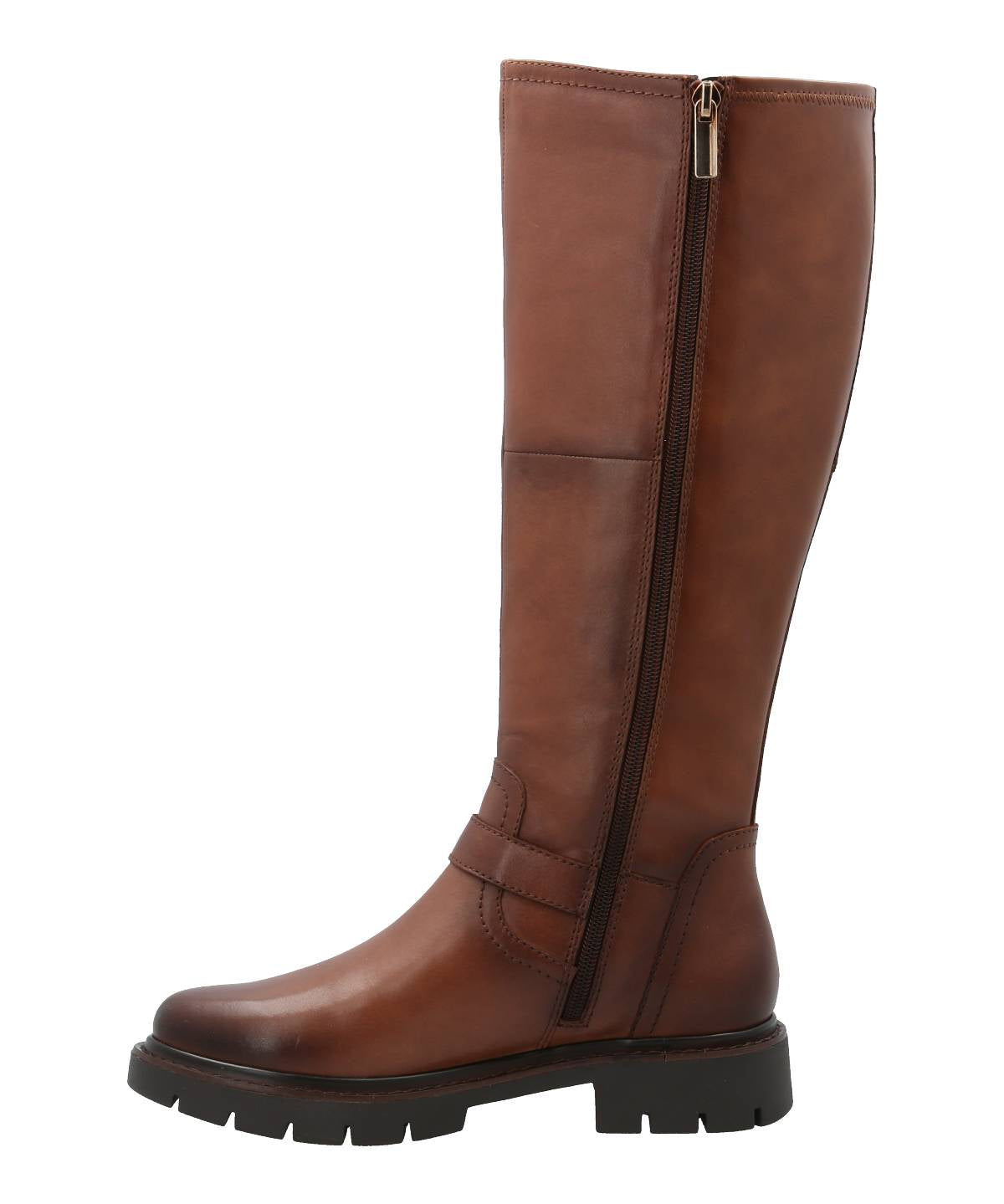 Bota Cuero Mujer Landd Café Rockford