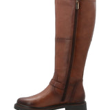 Bota Cuero Mujer Landd Café Rockford