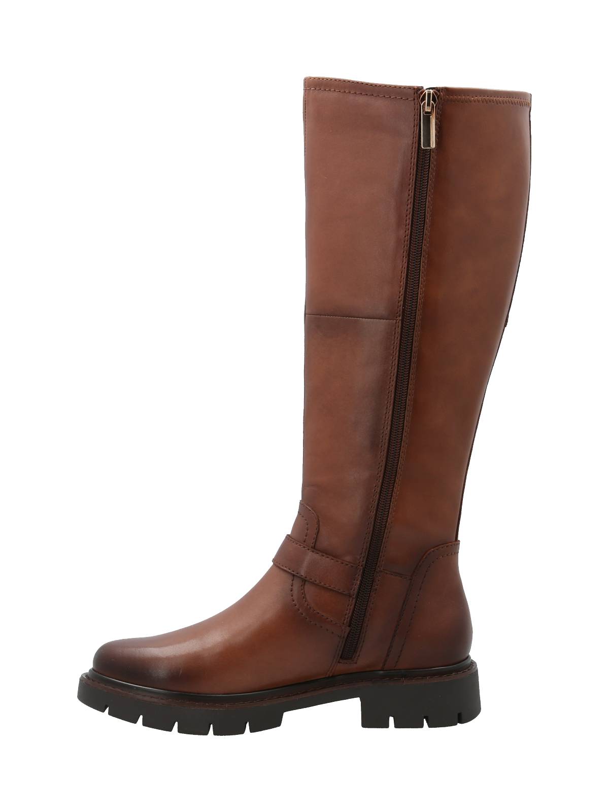 Bota Cuero Mujer Landd Café Rockford