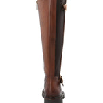 Bota Cuero Mujer Landd Café Rockford
