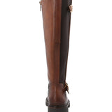 Bota Cuero Mujer Landd Café Rockford