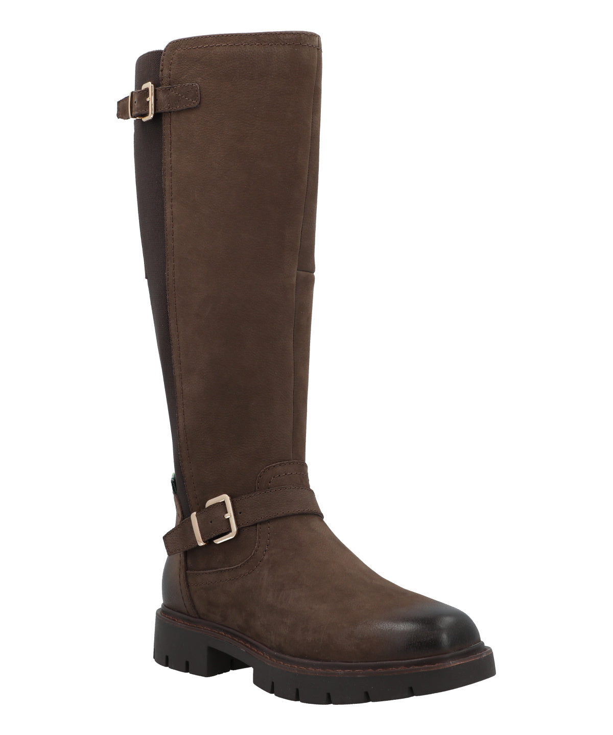 Bota Cuero Mujer Landd Café