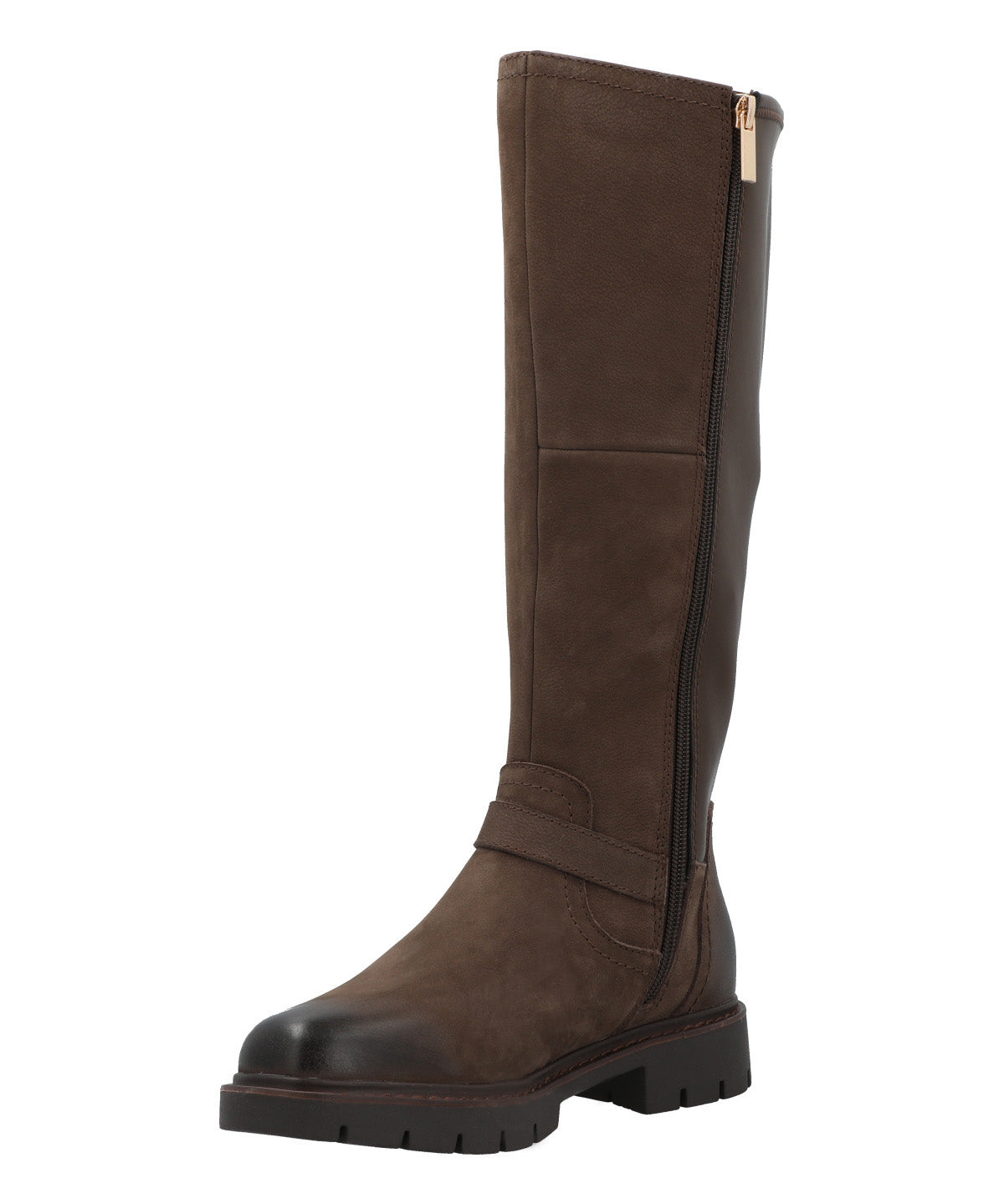 Bota Cuero Mujer Landd Café