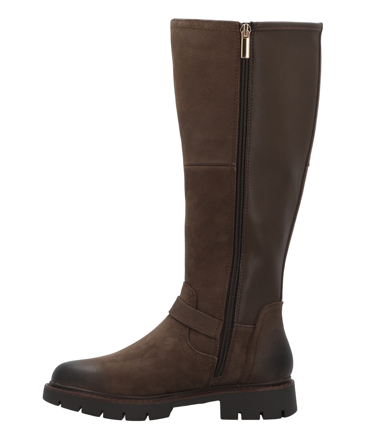 Bota Cuero Mujer Landd Café