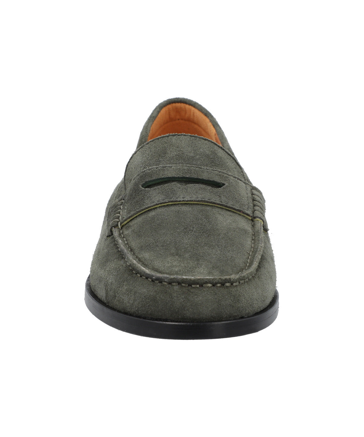 Mocasin Cuero Mujer Ramiz Verde
