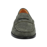 Mocasin Cuero Mujer Ramiz Verde