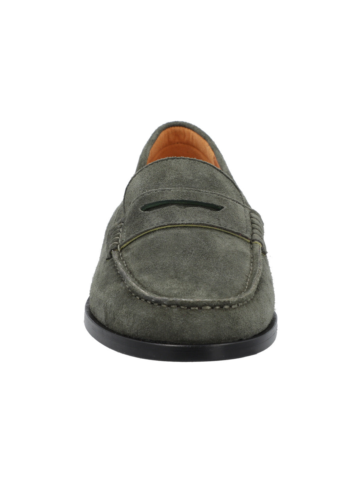 Mocasin Cuero Mujer Ramiz Verde