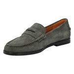 Mocasin Cuero Mujer Ramiz Verde