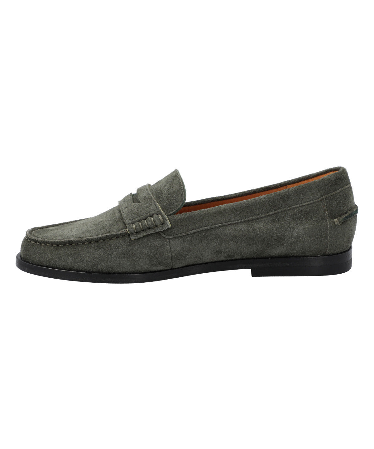 Mocasin Cuero Mujer Ramiz Verde