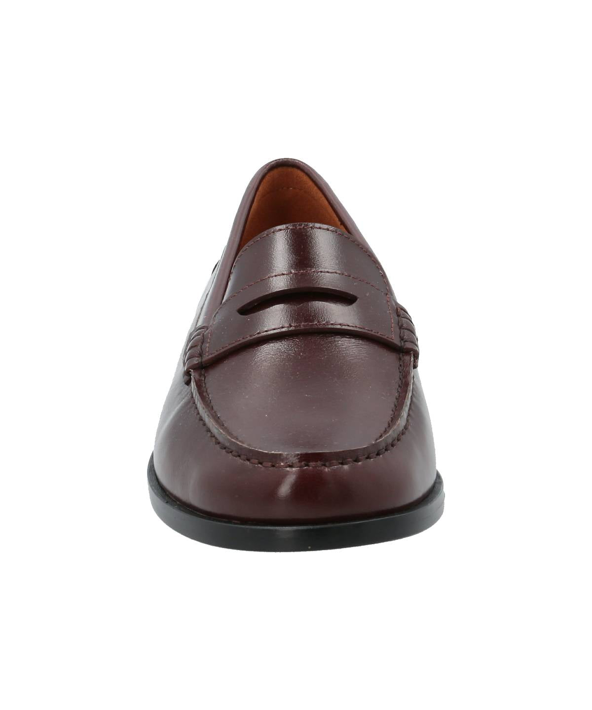 Mocasín Cuero Mujer Ramiz Burdeo Rockford