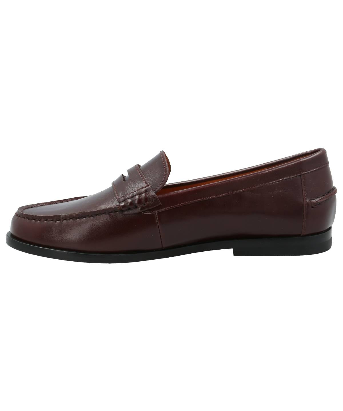 Mocasín Cuero Mujer Ramiz Burdeo Rockford