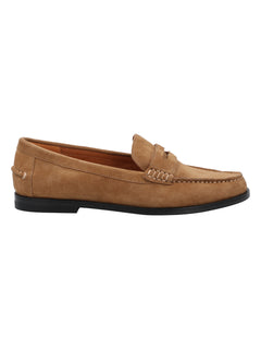 Mocasin Cuero Mujer Ramiz Café