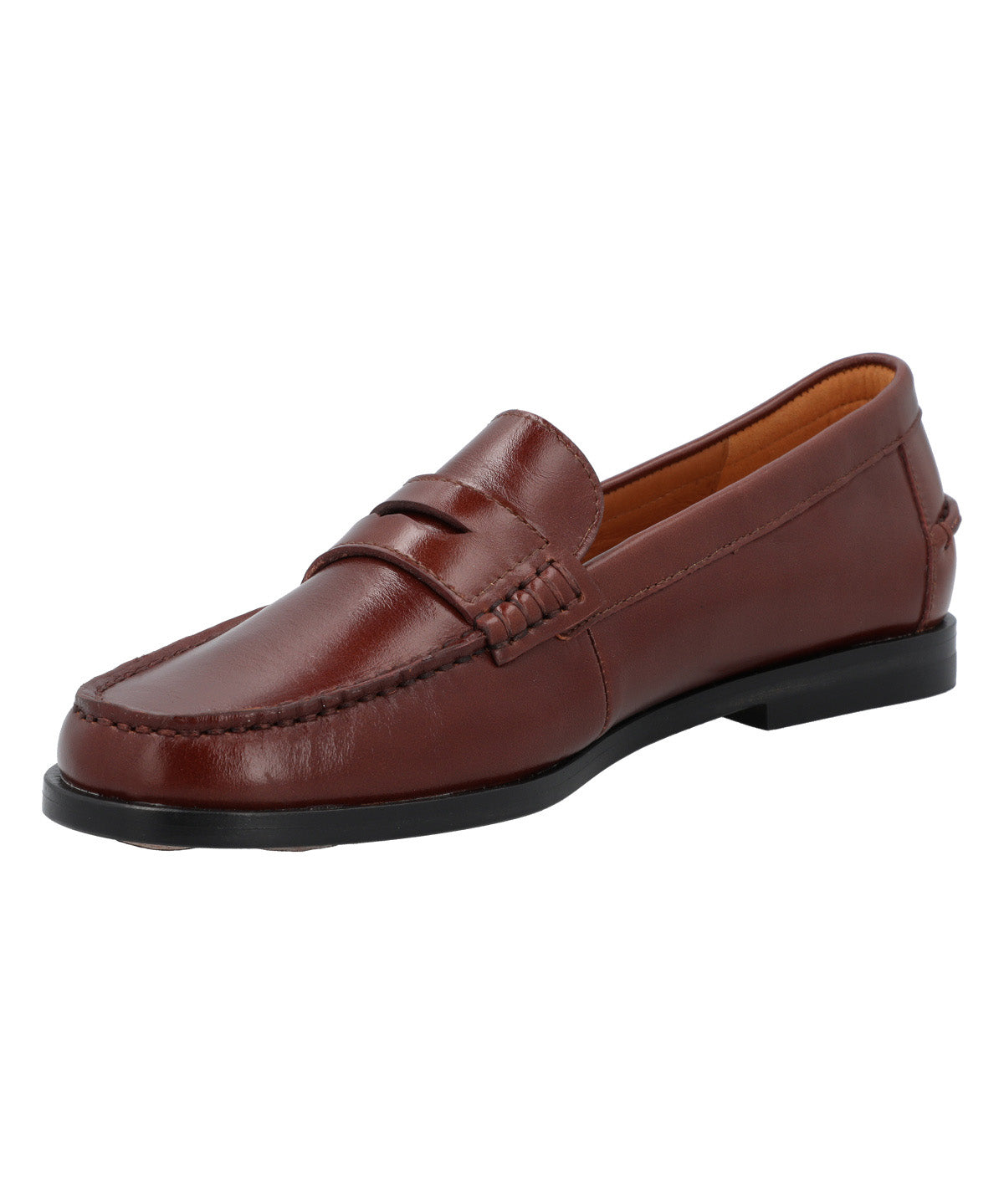 Mocasin Cuero Mujer Ramiz Café
