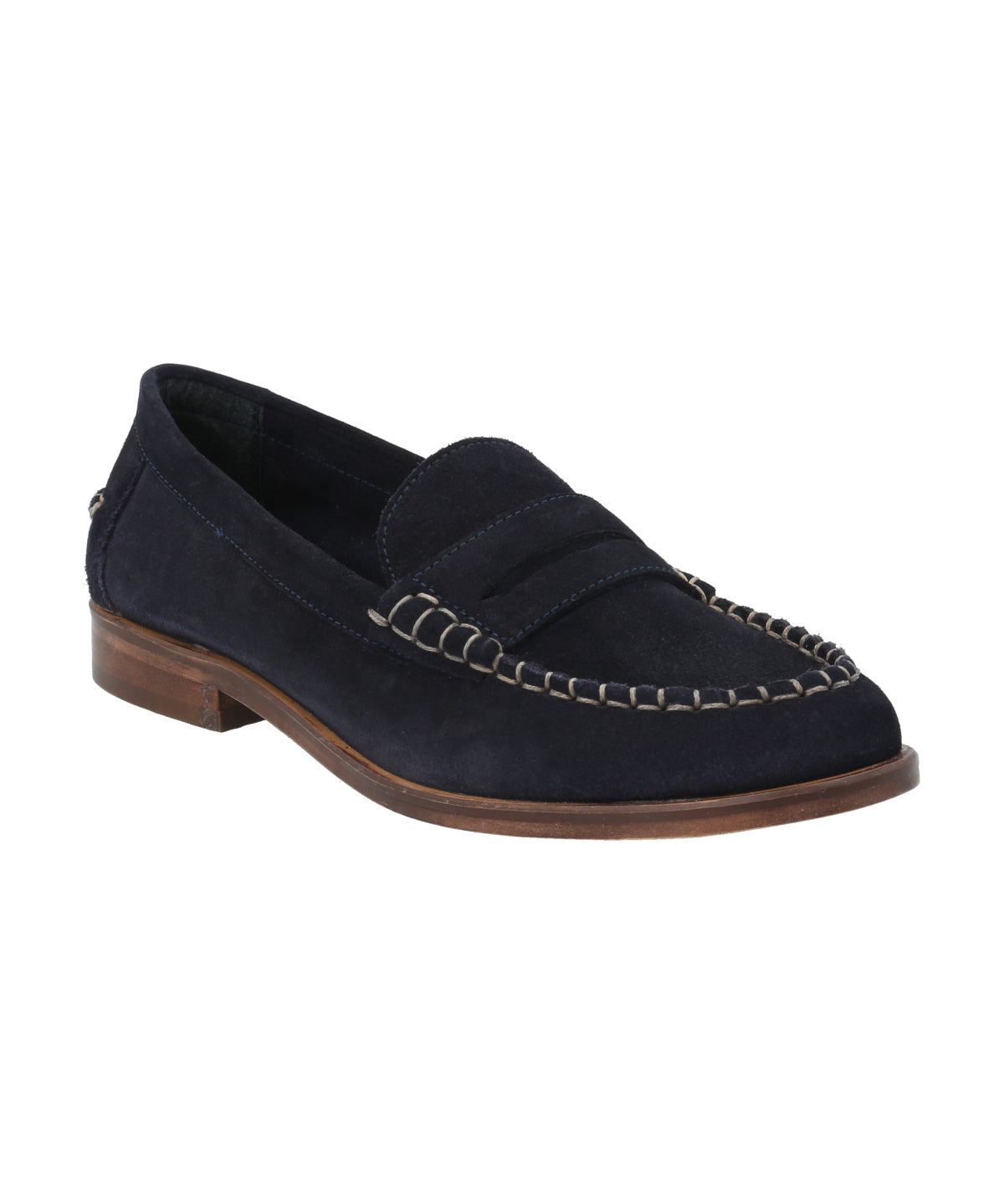 Mocasín Cuero Mujer Valtteri Azul Rockford