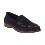 Mocasín Cuero Mujer Valtteri Azul Rockford