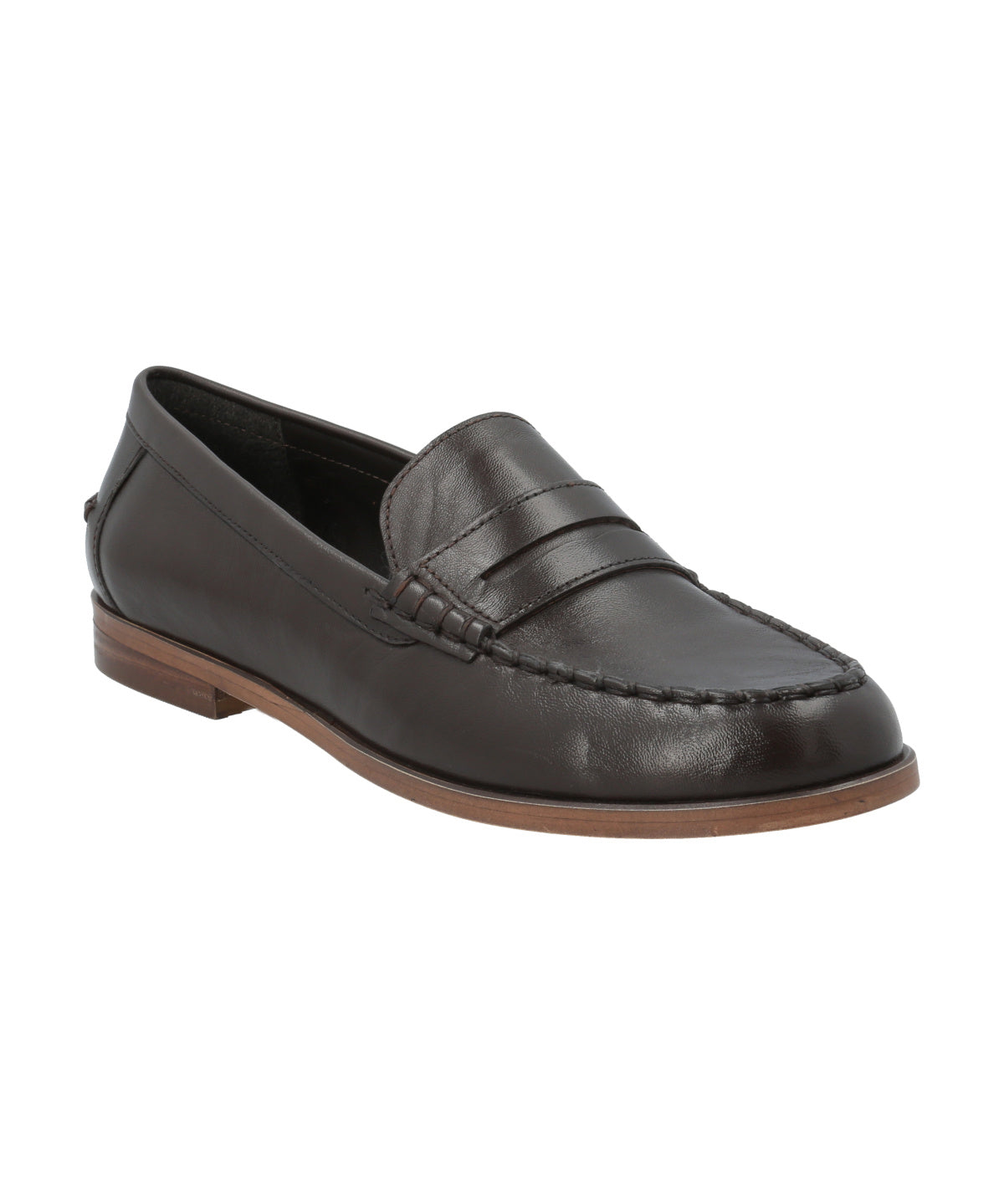 Mocasín Cuero Mujer Valtteri Café Rockford