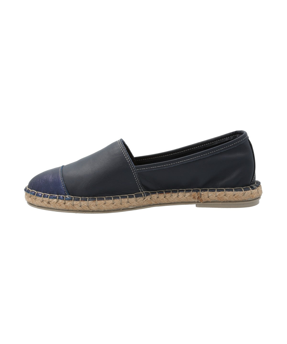 Alpargata Cuero Mujer Houston Azul Rockford