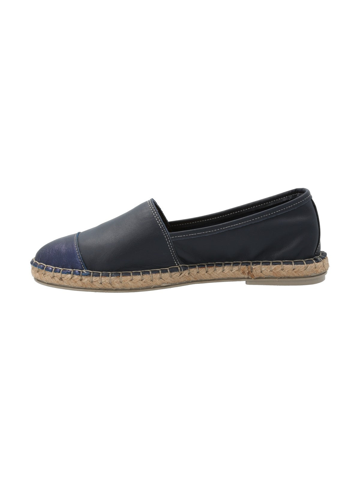 Alpargata Cuero Mujer Houston Azul Rockford