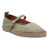 Alpargata Cuero Mujer Pekin Verde Rockford