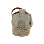 Alpargata Cuero Mujer Pekin Verde Rockford