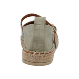 Alpargata Cuero Mujer Pekin Verde Rockford
