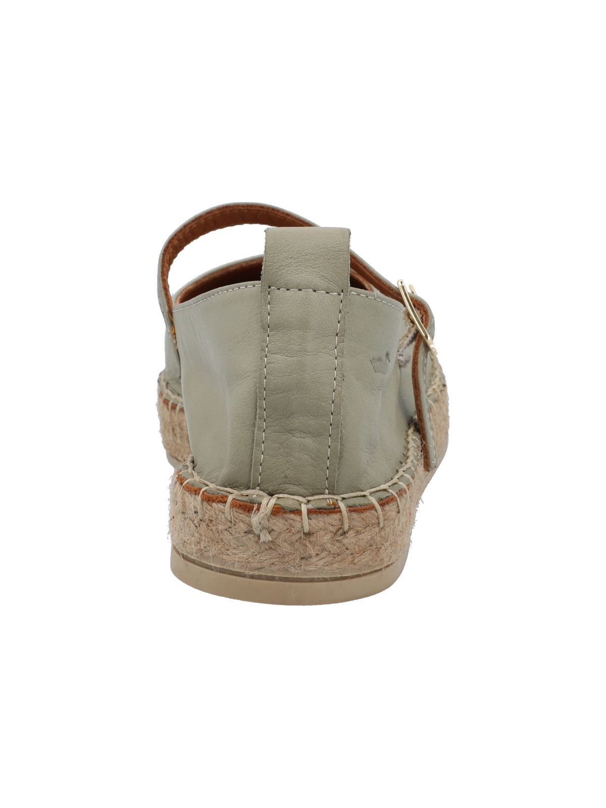 Alpargata Cuero Mujer Pekin Verde Rockford