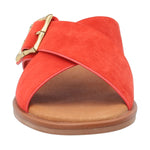 Sandalia Cuero Mujer Doha Rojo Rockford