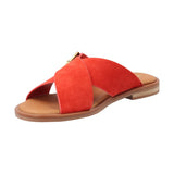 Sandalia Cuero Mujer Doha Rojo Rockford