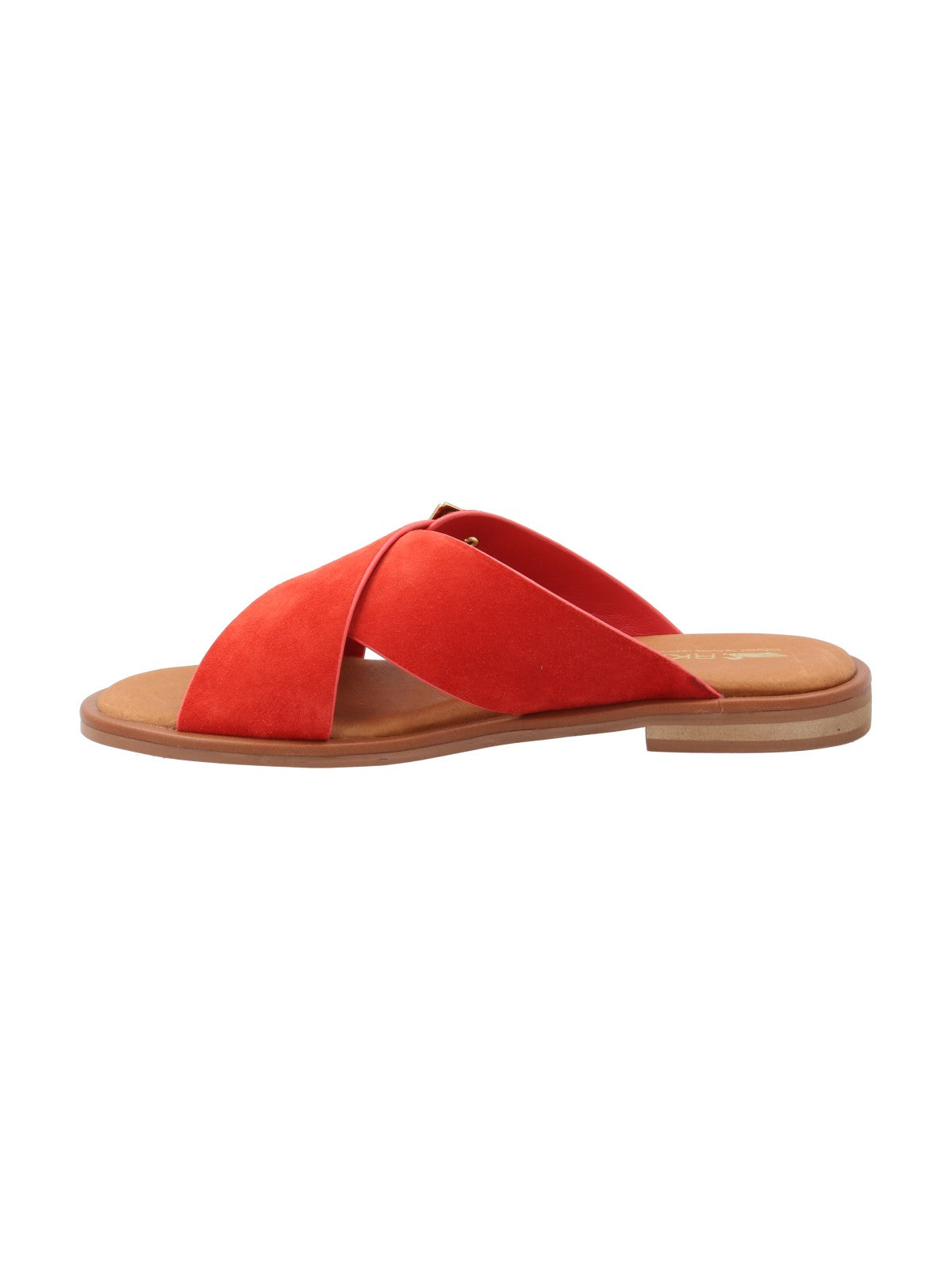 Sandalia Cuero Mujer Doha Rojo Rockford