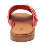 Sandalia Cuero Mujer Doha Rojo Rockford