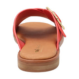 Sandalia Cuero Mujer Doha Rojo Rockford