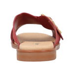 Sandalia Cuero Mujer Doha Rojo Rockford