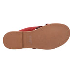 Sandalia Cuero Mujer Doha Rojo Rockford