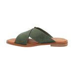 Sandalia Cuero Mujer Doha Verde Rockford