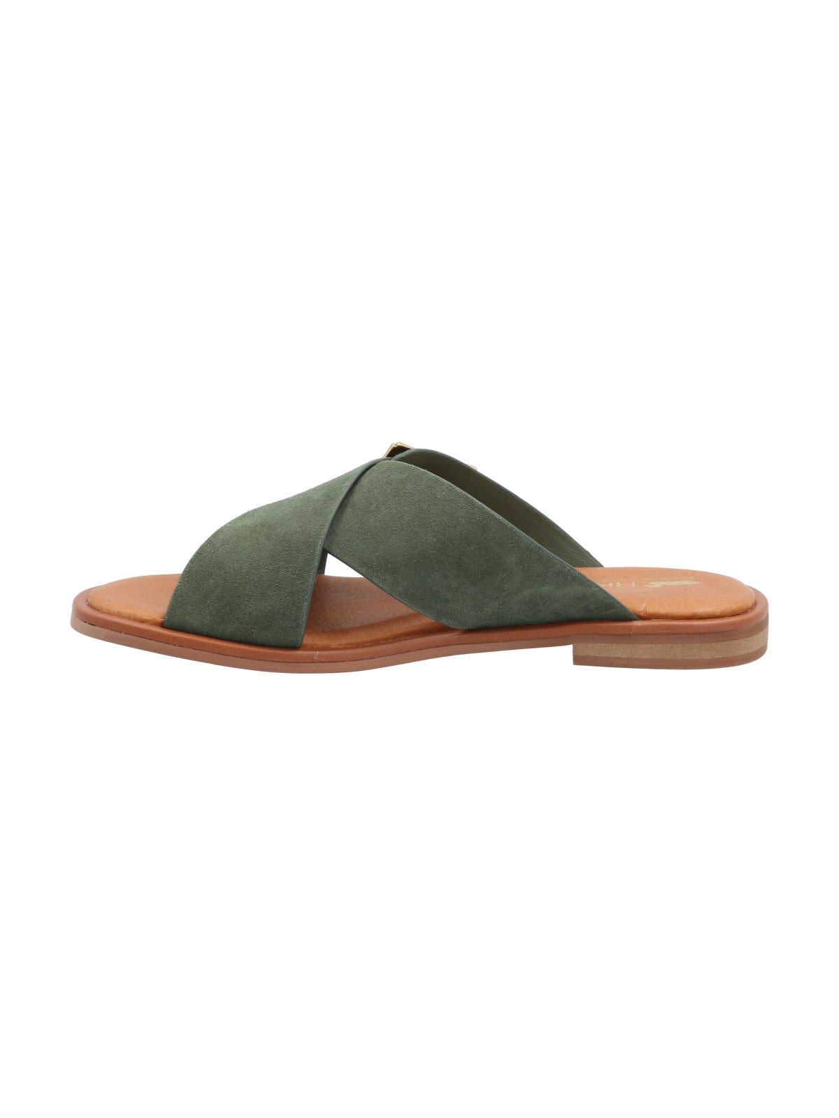Sandalia Cuero Mujer Doha Verde Rockford